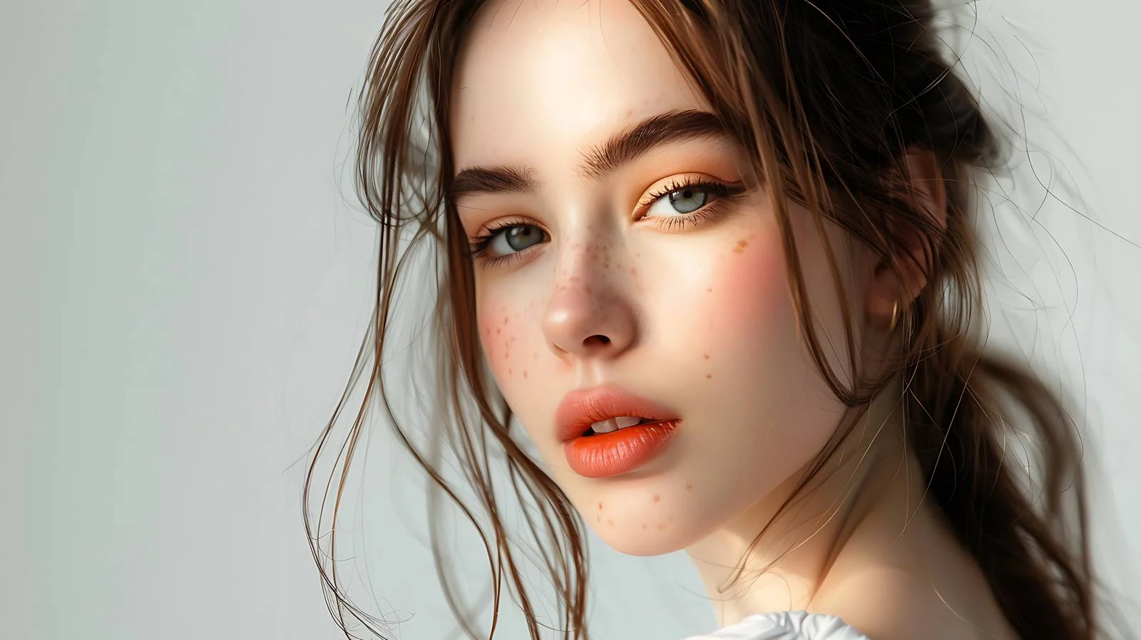 Stylish Fashion Model on Bright Background — free download from Dotvec