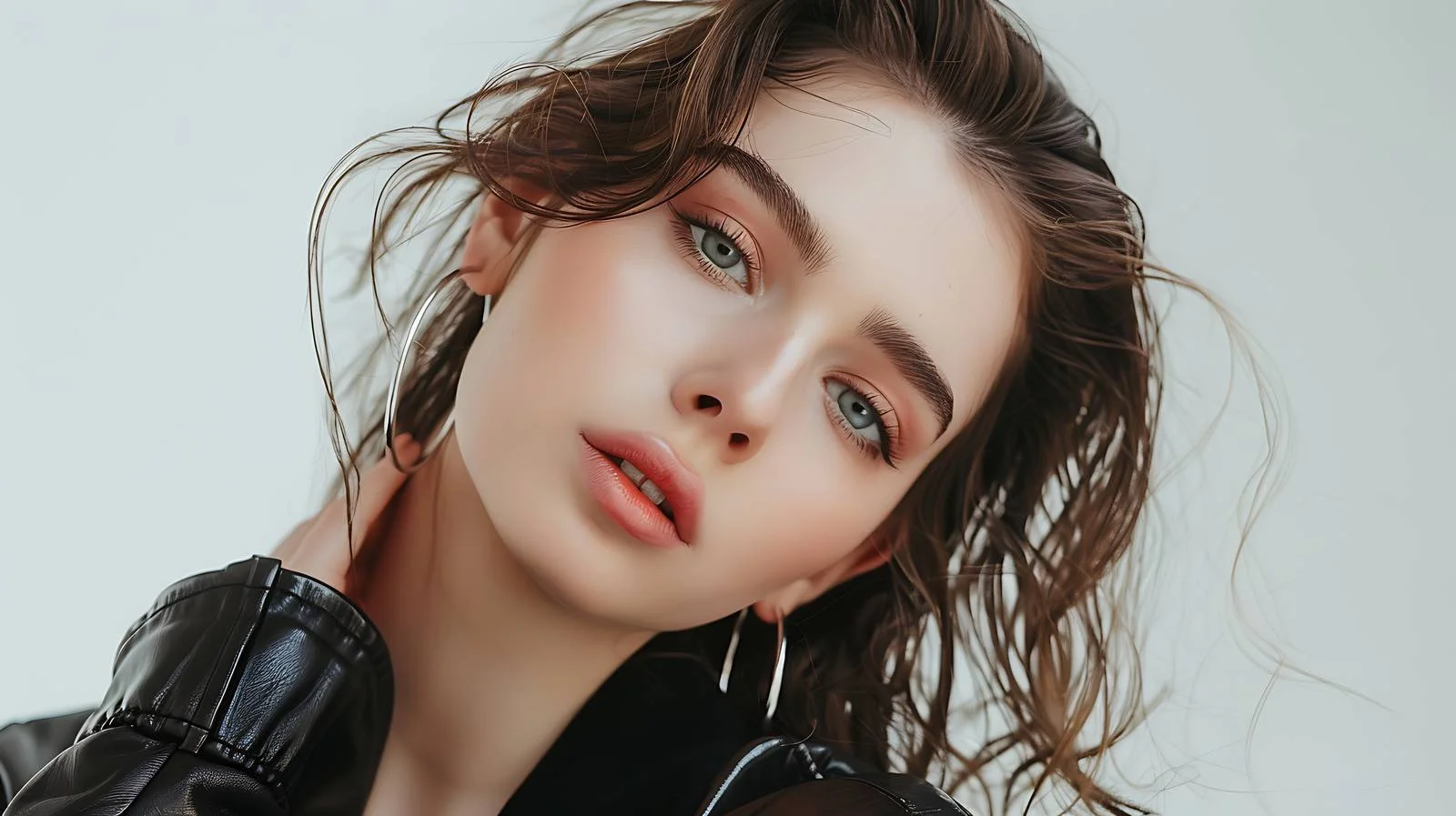 Elegant Fashion Model on Bright Background — free download from Dotvec