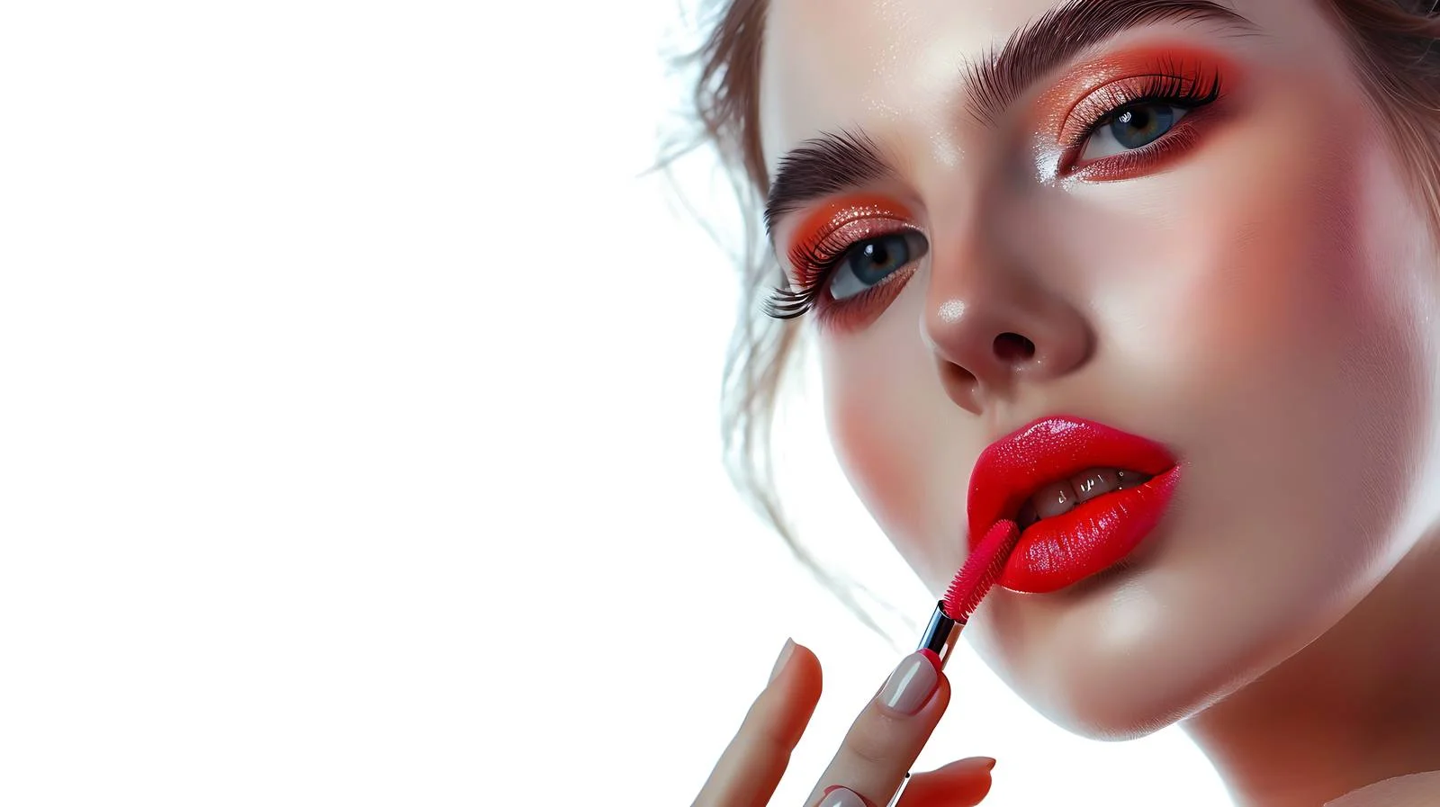 Glamorous Makeup Application by Fashion Model — free download from Dotvec