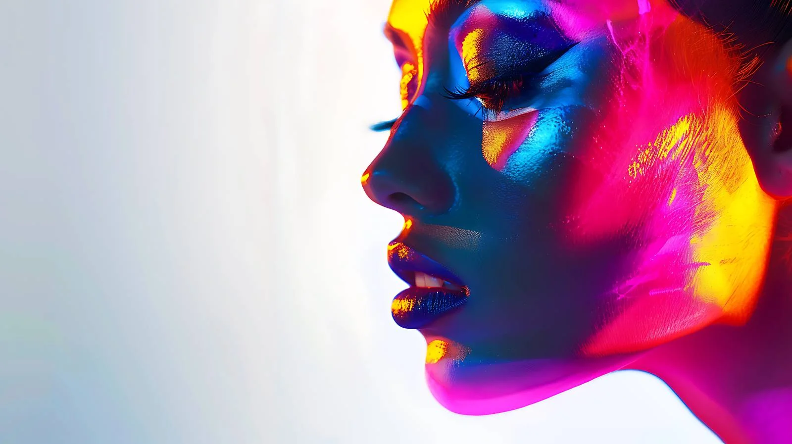 Vibrant Fashion Model Makeup — free download from Dotvec