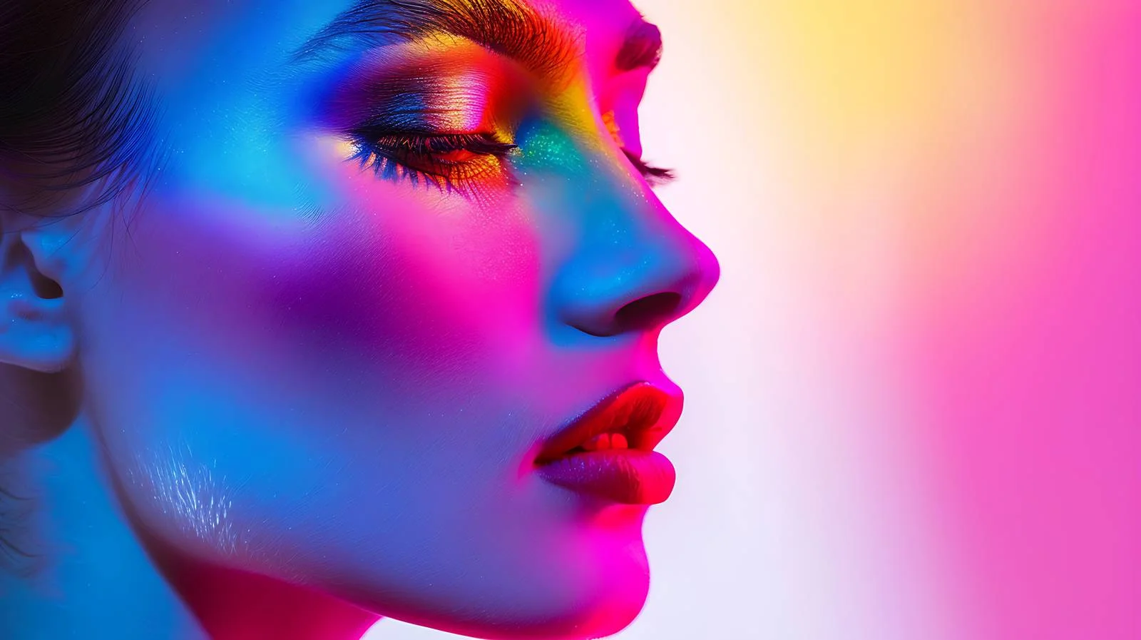 Vibrant Makeup Fashion Model — free download from Dotvec