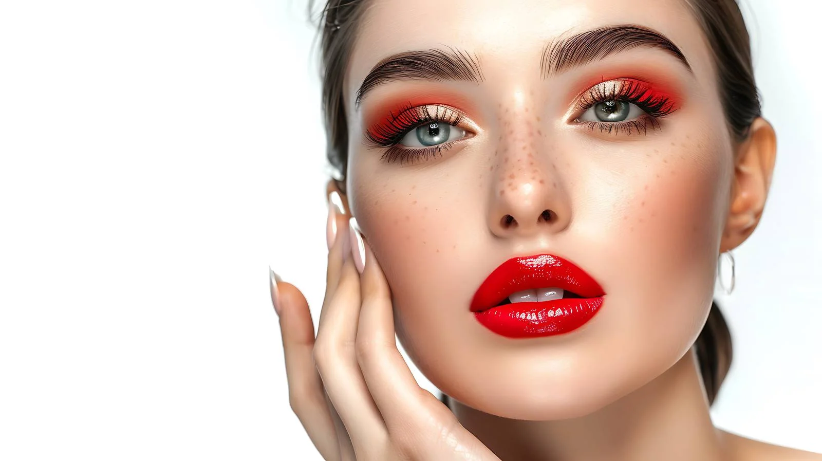 Elegant Model with Glamorous Makeup — free download from Dotvec