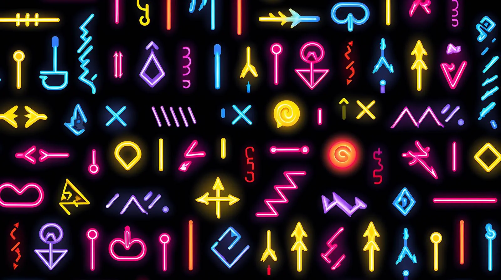 Stylish Neon Fashion Signboard Illuminated Brightly — free download from Dotvec