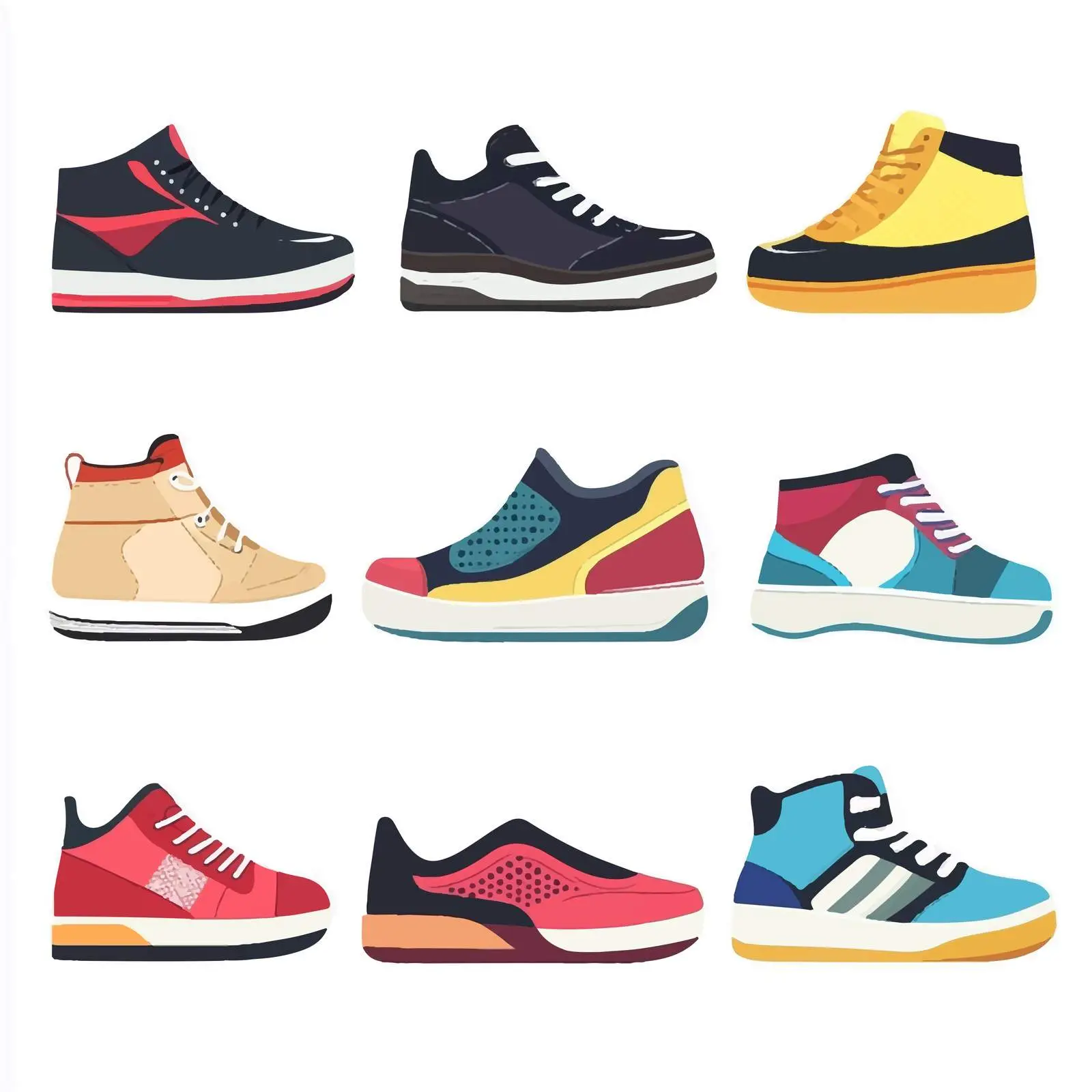 Modern Fashion Sneakers Collection for Active Lifestyle – free lightweight shoes image from Dotvec