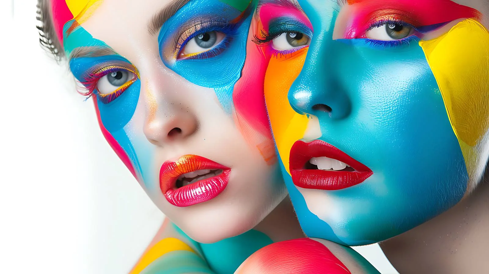 Fashion Twins Studio Make-up Pose — free download from Dotvec