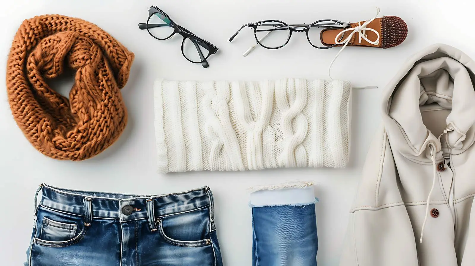 Winter Fashion for Women in Flat Lay Style – free cold image from Dotvec