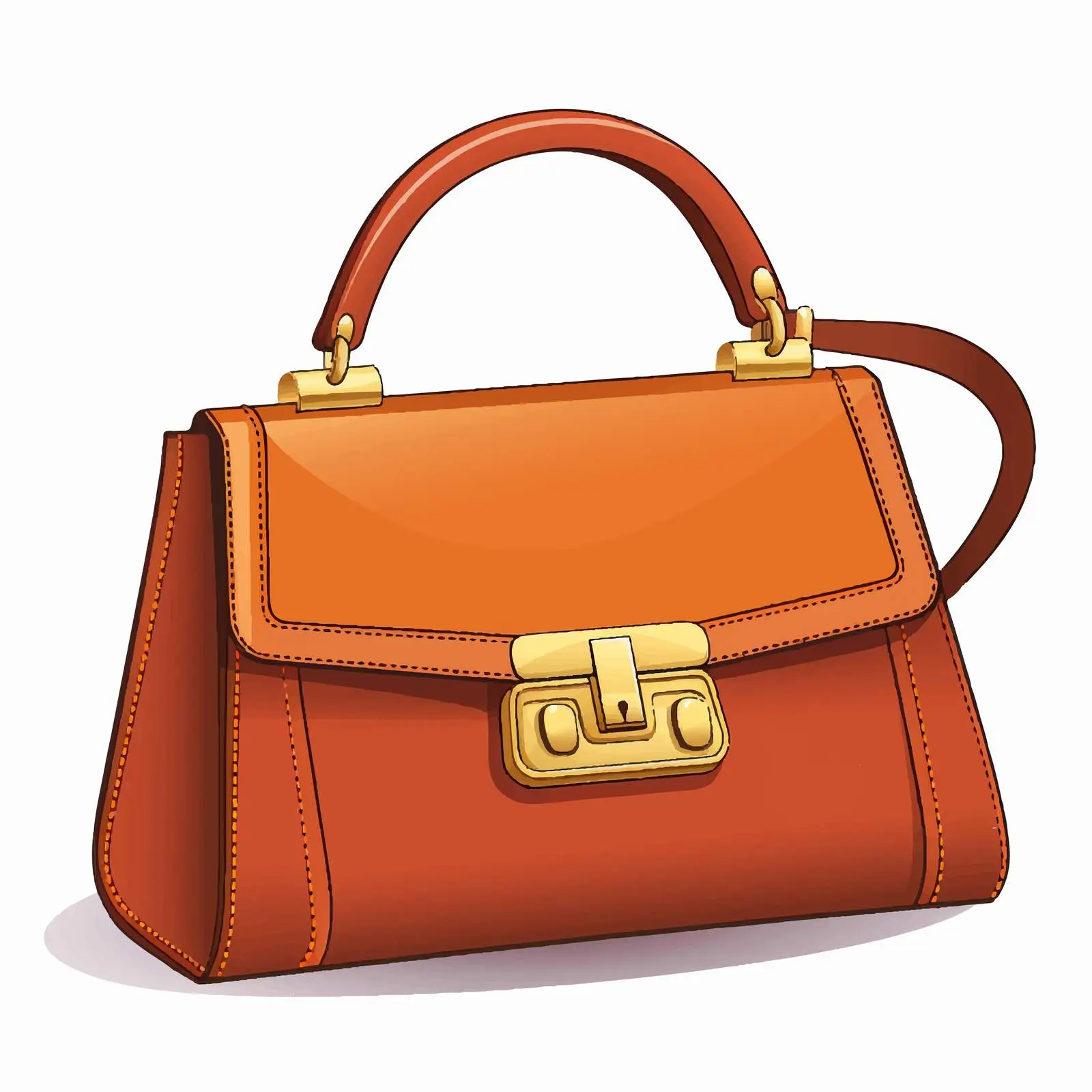 Trapeze Flap Bag with Shoulder Strap for Women – free daily use image from Dotvec