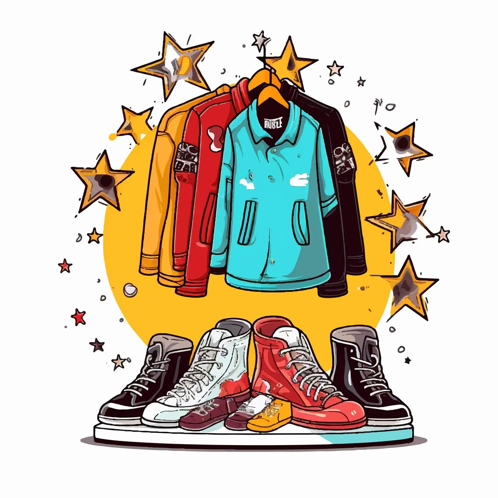 Trendy Children's Fashion Store Vector Design – free kids apparel image from Dotvec