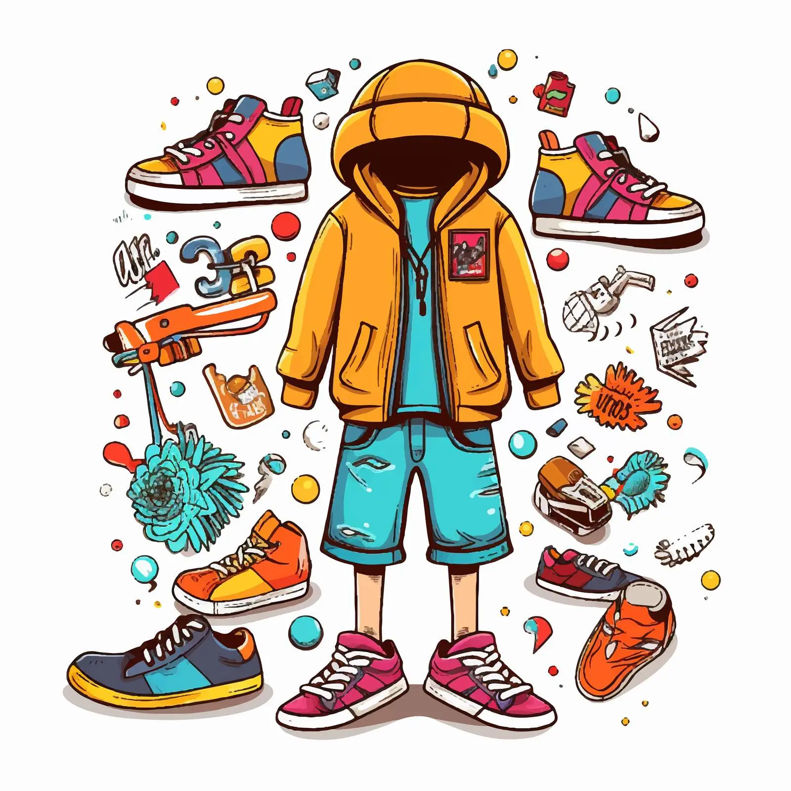 Trendy Children's Clothing Store Vector Design — free download from Dotvec