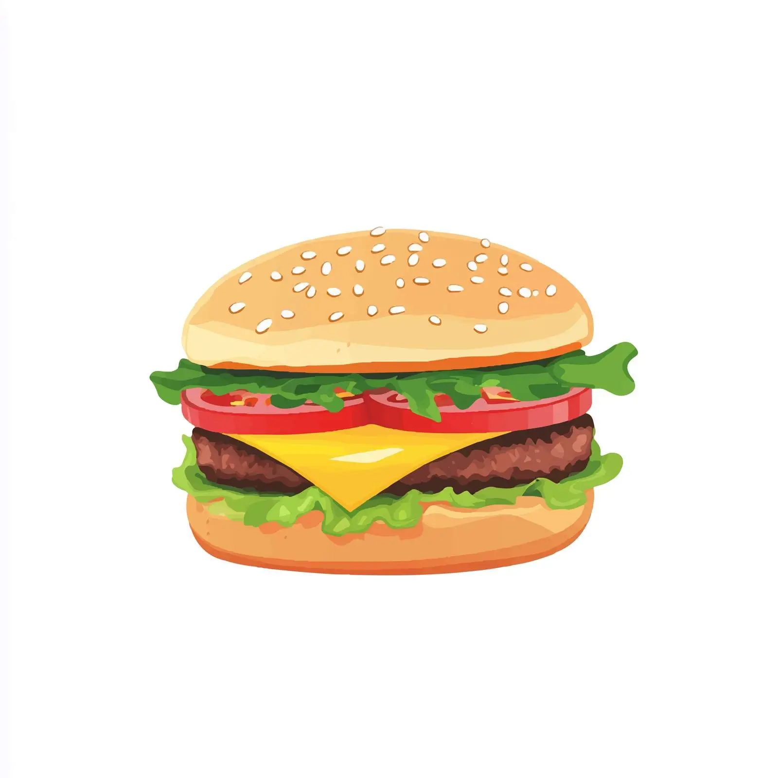 Colorful Fast Food Vector Background Design — free download from Dotvec