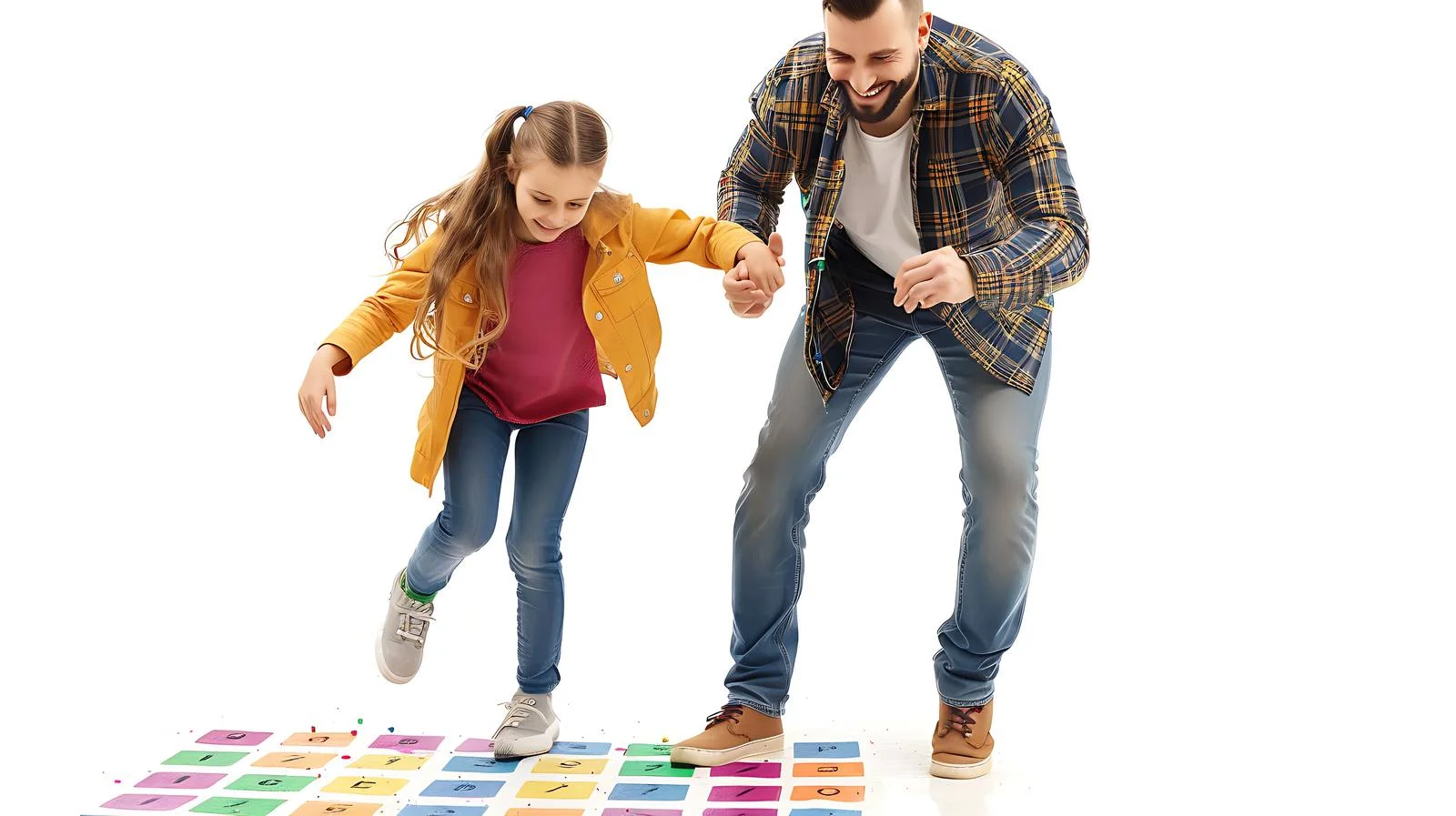 Family Hopscotch Fun — free download from Dotvec
