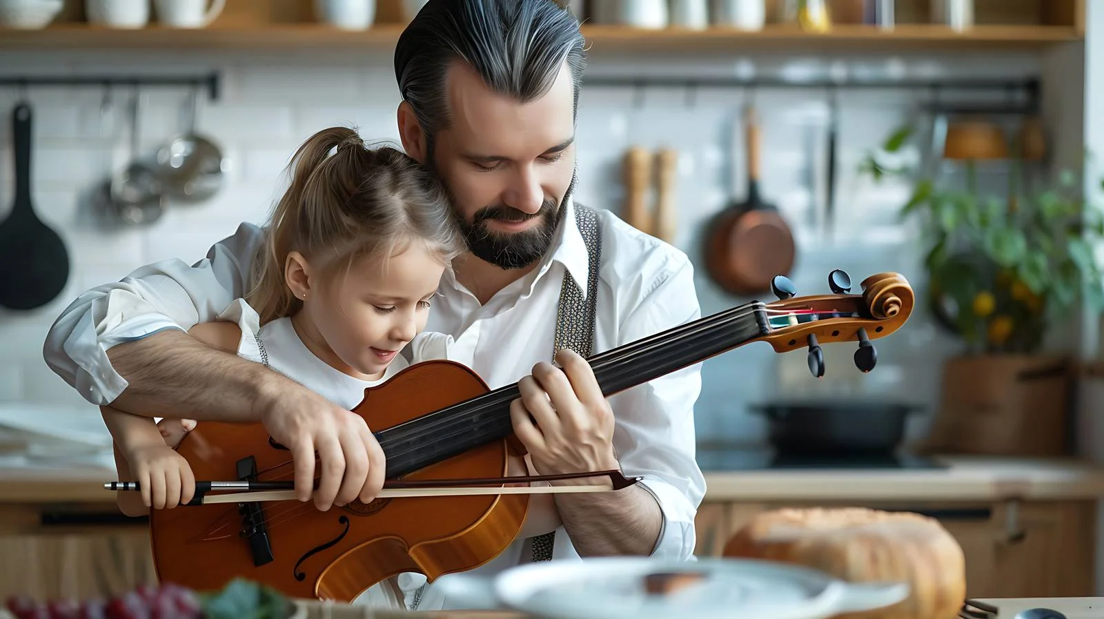 Family kitchen jam session photo — free download from Dotvec