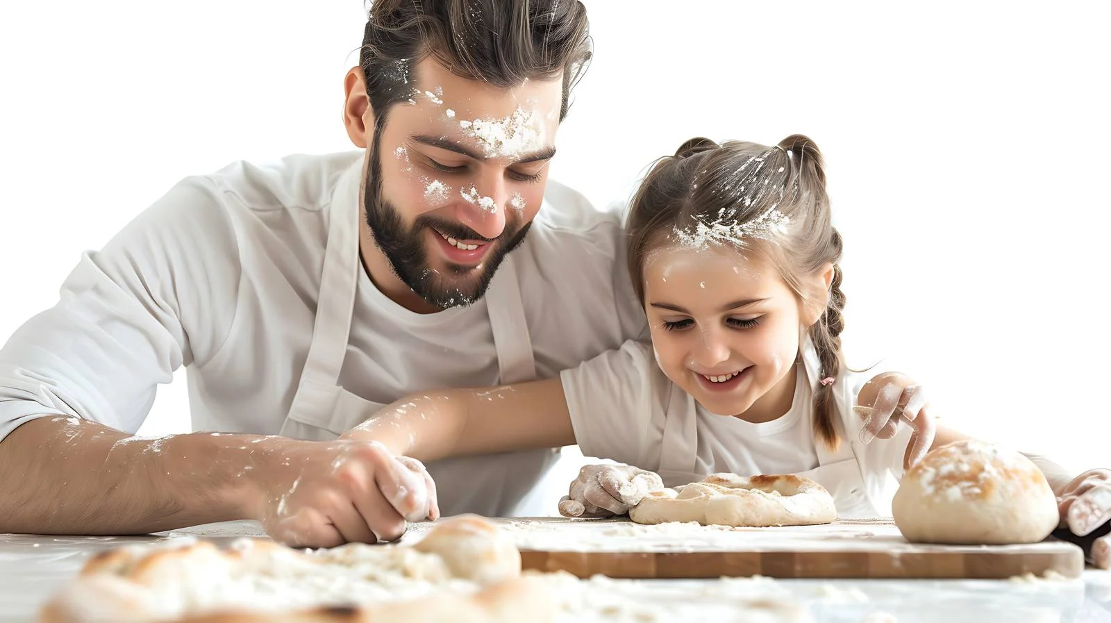 Family Fun Making Pizza Together — free download from Dotvec