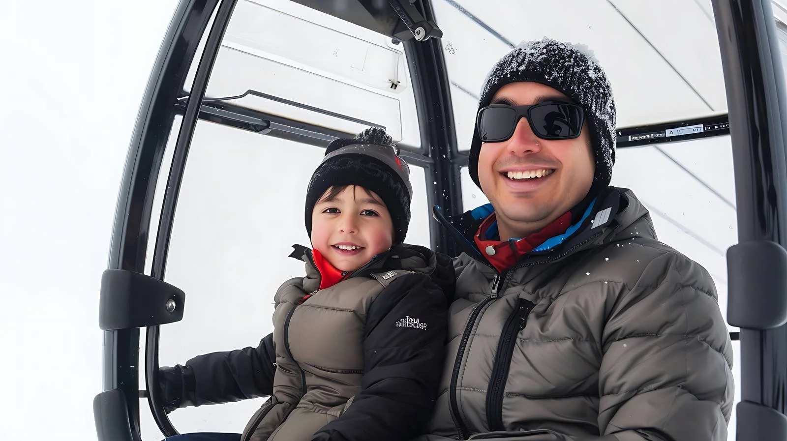 Family Enjoying Cable Car Ride — free download from Dotvec