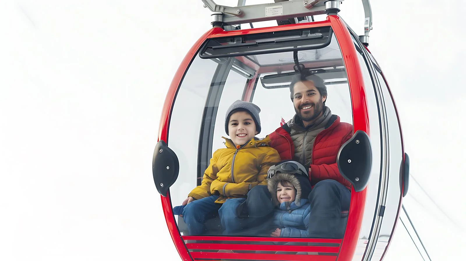 Scenic cable car ride with family — free download from Dotvec