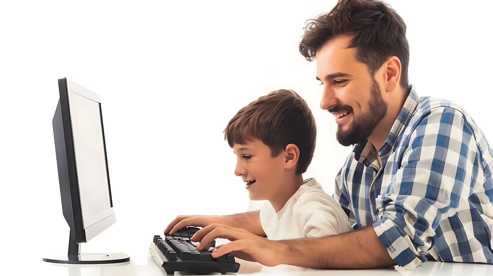 Family Fun with Computer Game — free download from Dotvec