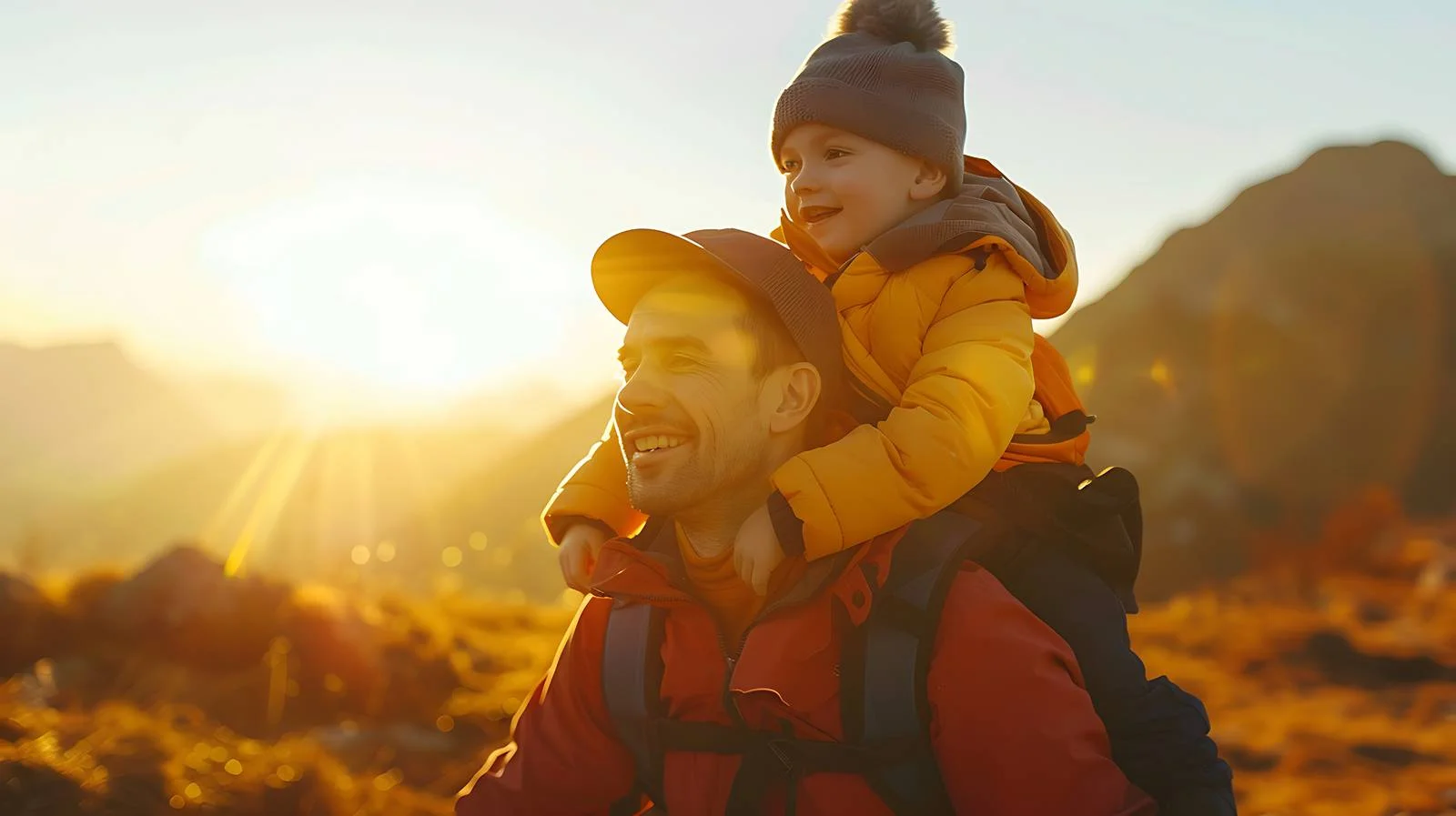 Father & Son Hiking Adventure — free download from Dotvec