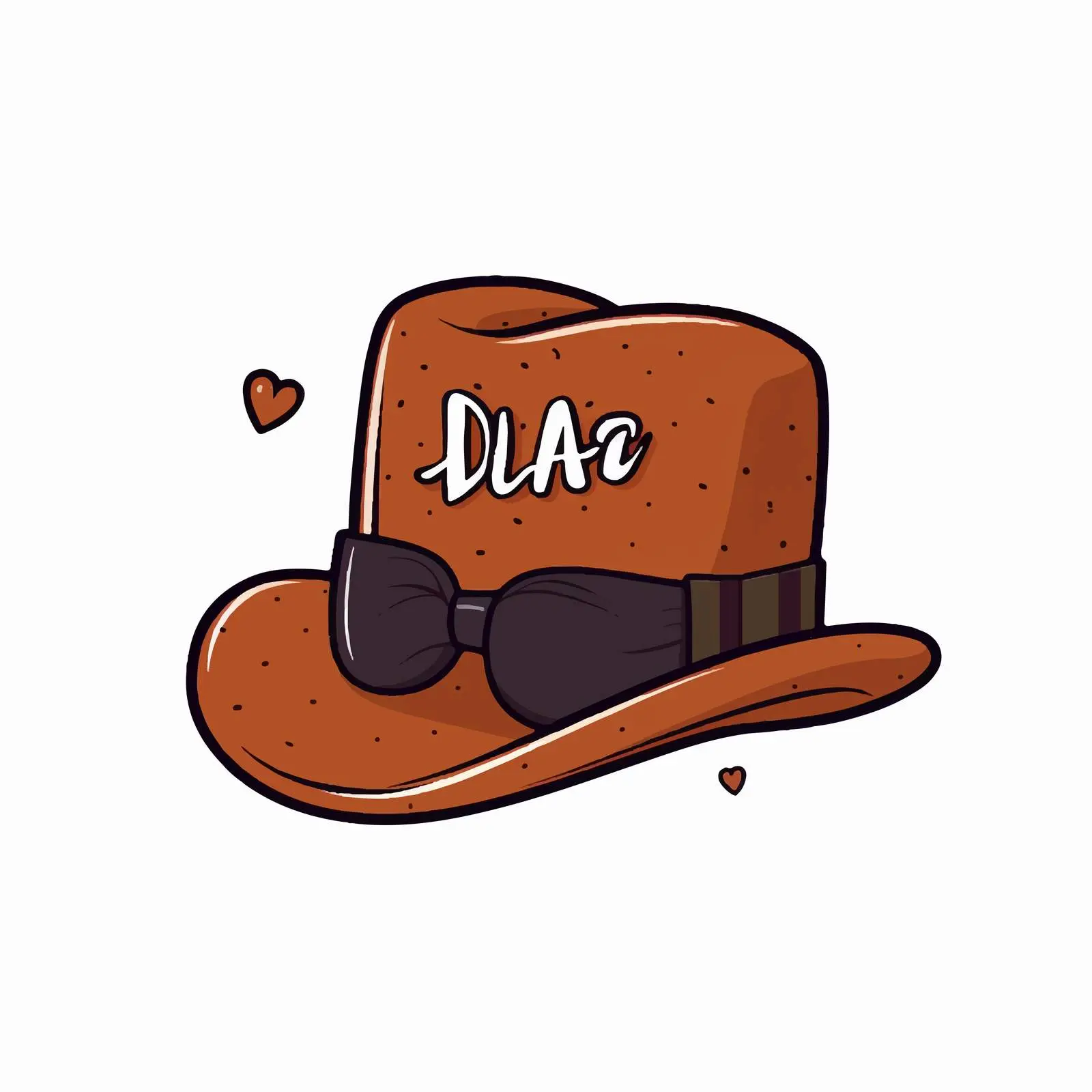 Father's Day Hat Card Template in German — free download from Dotvec