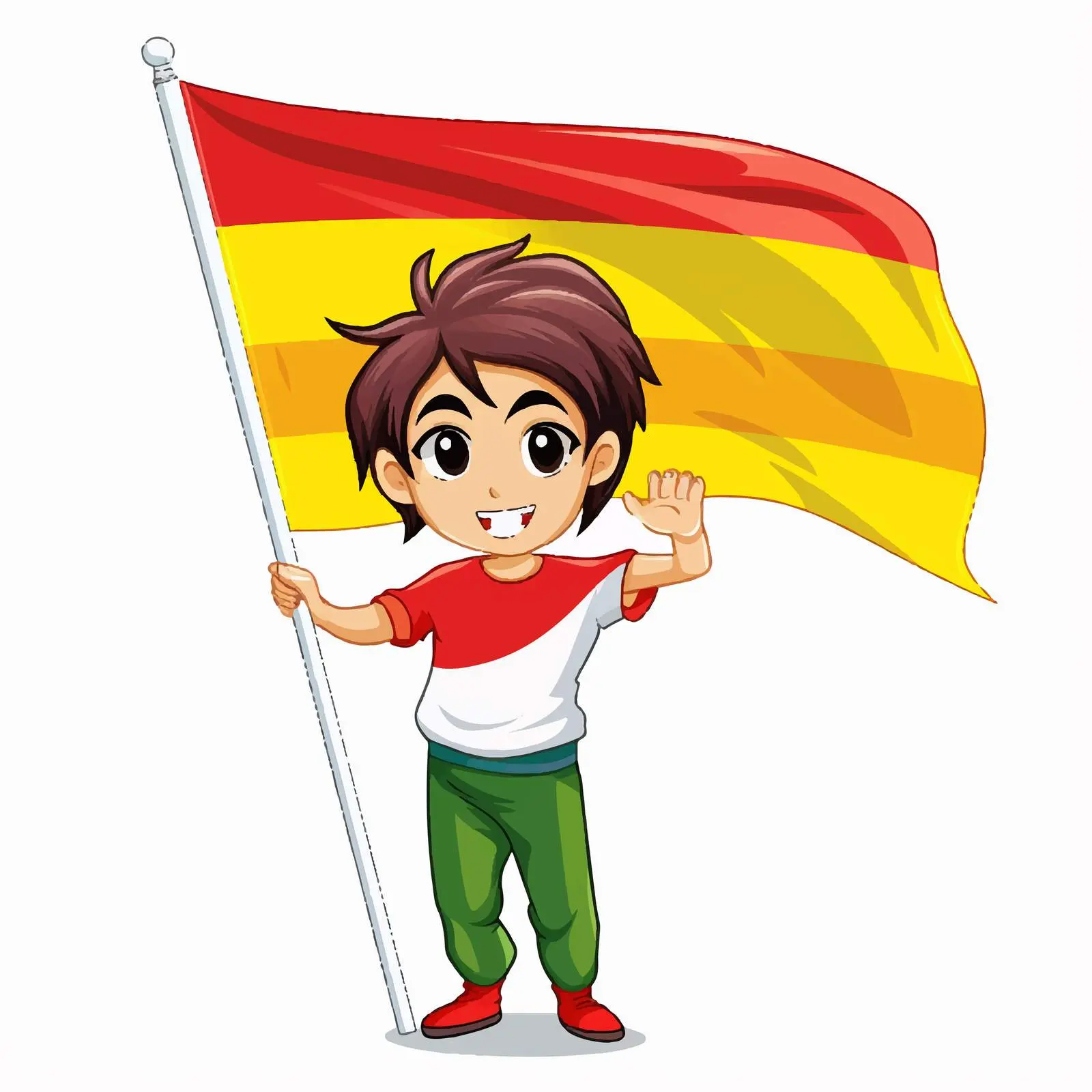 National Flag Colors Clip Art Design — free download from Dotvec