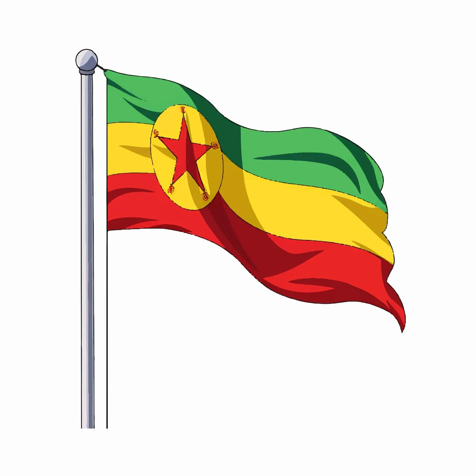 Faust Sign-In Clip Art with National Flag Colors – free emblems image from Dotvec