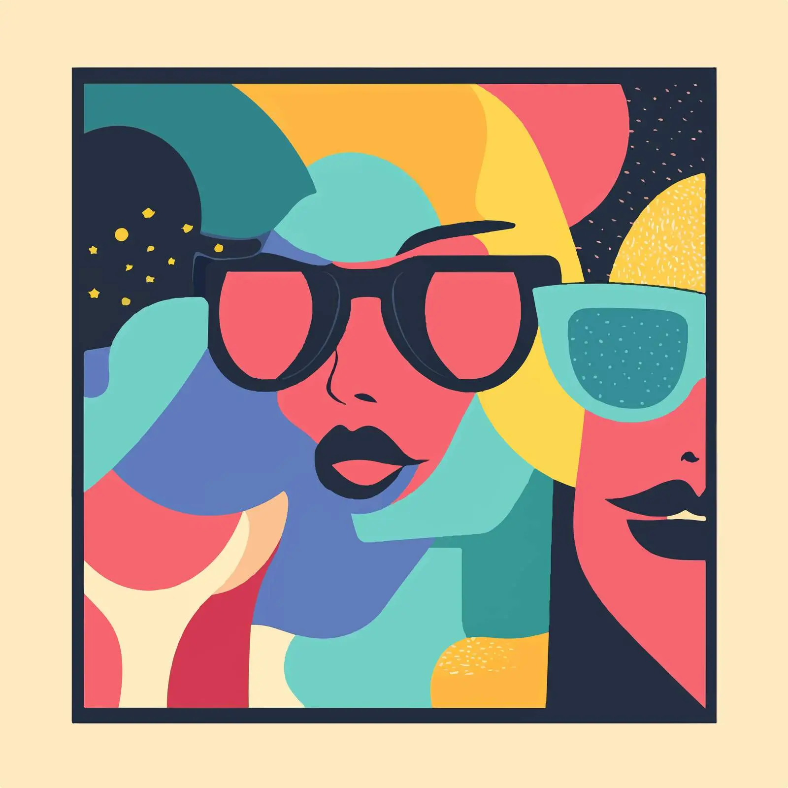 Flat Vector Illustration of Fediverse Social Network — free download from Dotvec