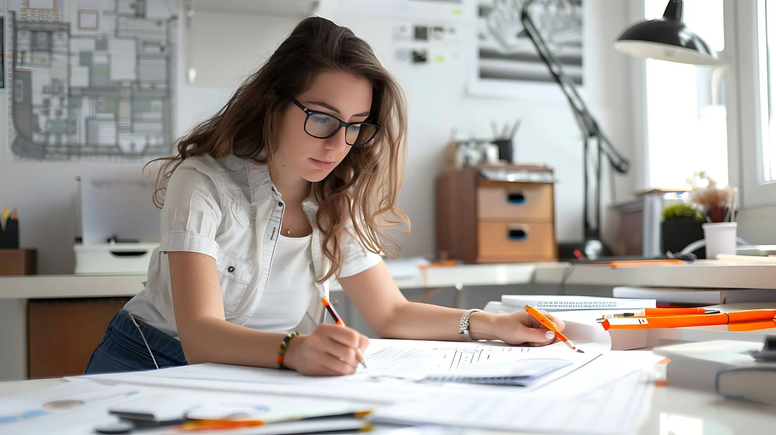 Dedicated Female Architect Home Office Project — free download from Dotvec