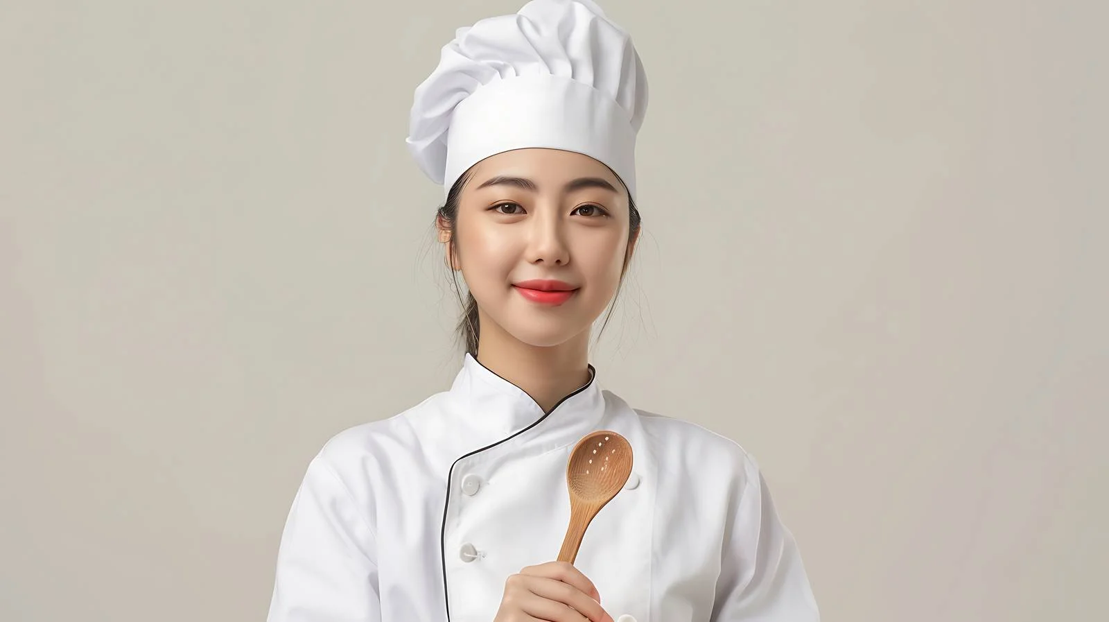 Professional Asian Chef Ladle Portrait — free download from Dotvec
