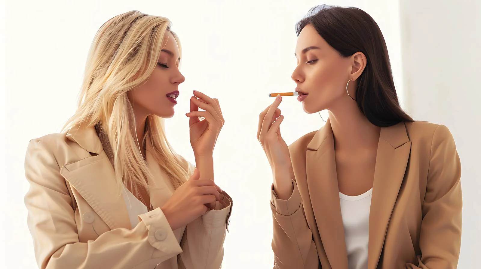 Office Smoking Break Discussion — free download from Dotvec