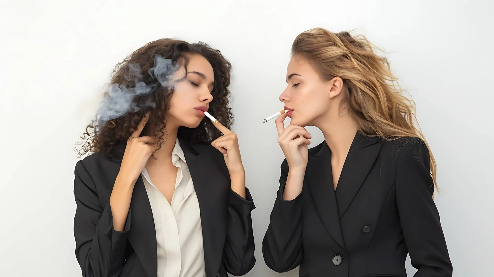 Office Gossip Scene – free cigarettes image from Dotvec