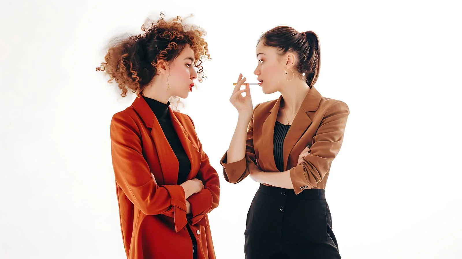 Professional Office Break Conversation Image – free cigarettes image from Dotvec