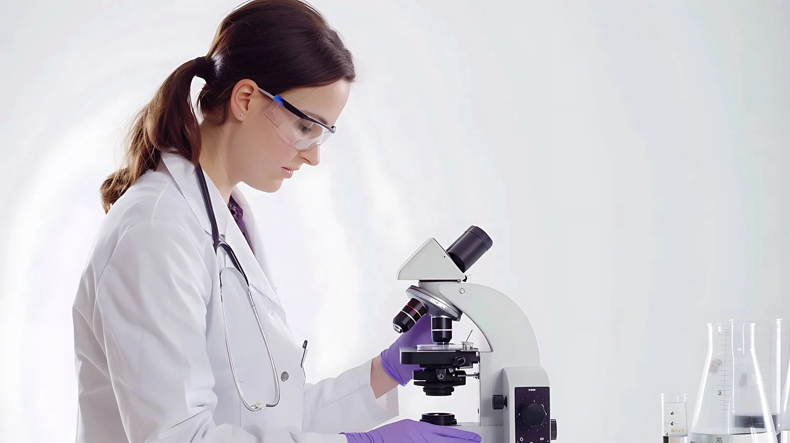 Medical Professional Analyzing IV Drips — free download from Dotvec