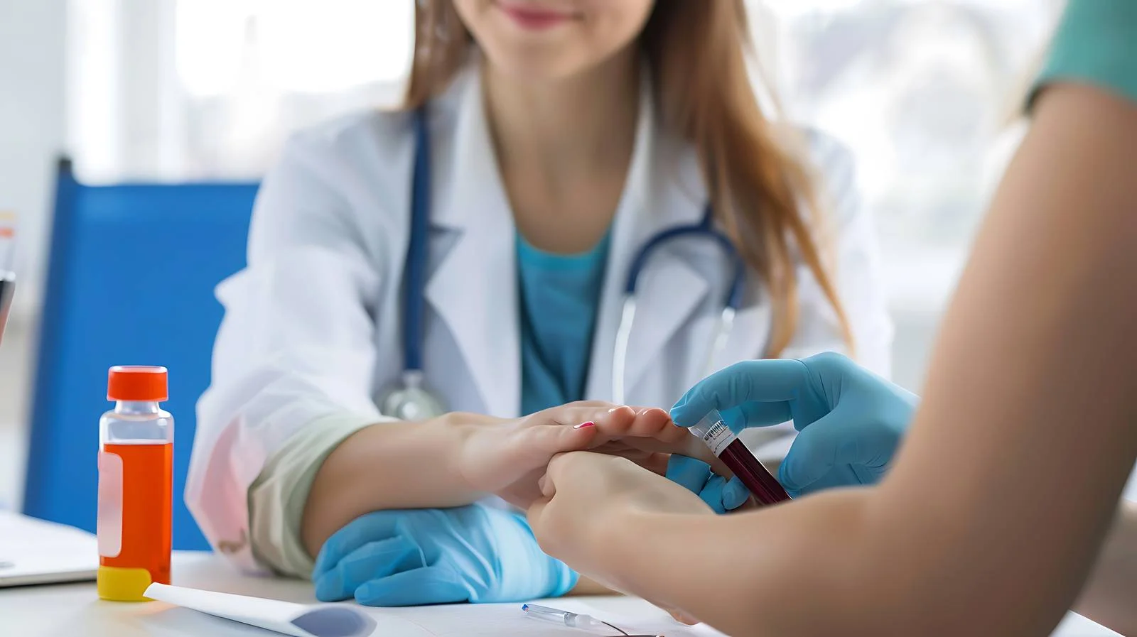 Medical Procedure with Female Doctor — free download from Dotvec