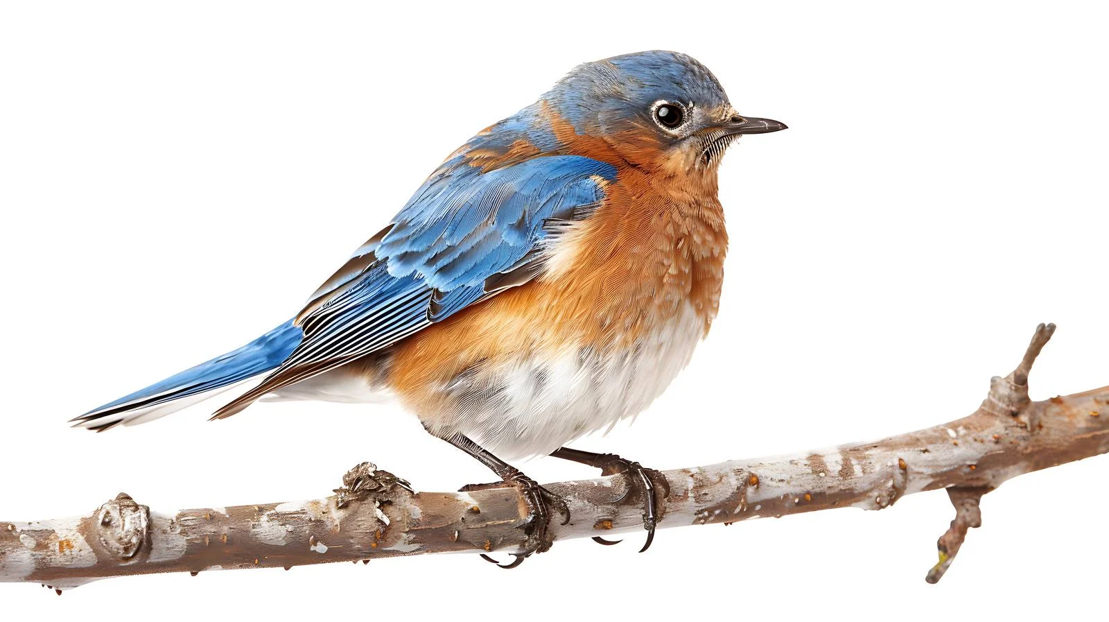 Graceful Female Eastern Bluebird Perched Alone – free bluebird image from Dotvec
