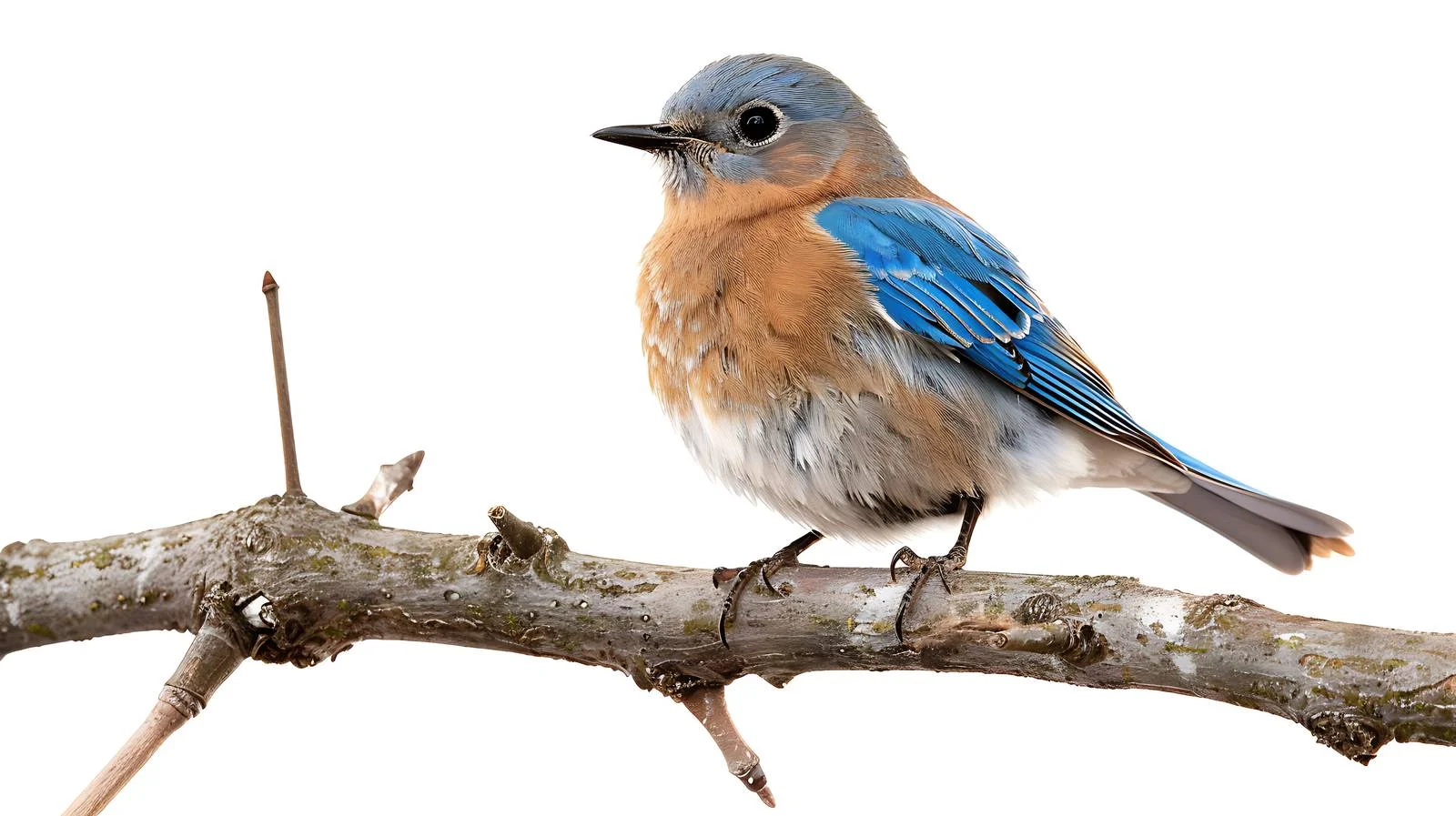 Graceful Female Bluebird Perched Alone — free download from Dotvec