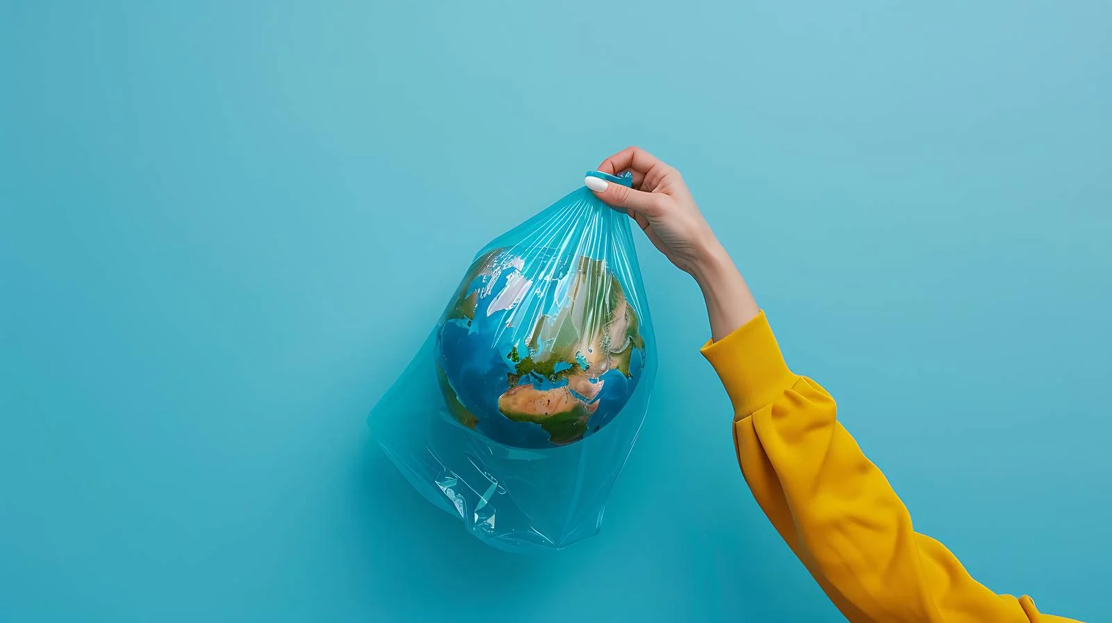 Eco-friendly Earth Plastic Bag Concept — free download from Dotvec