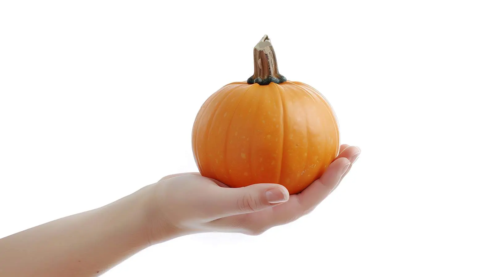 Woman Holding Pumpkin in Autumn Season — free download from Dotvec