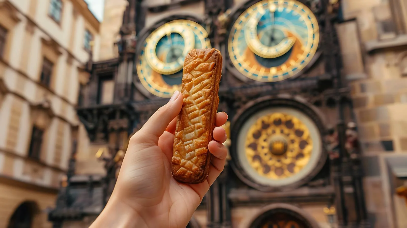 Traditional Czech Cookie Held by Female Hand — free download from Dotvec