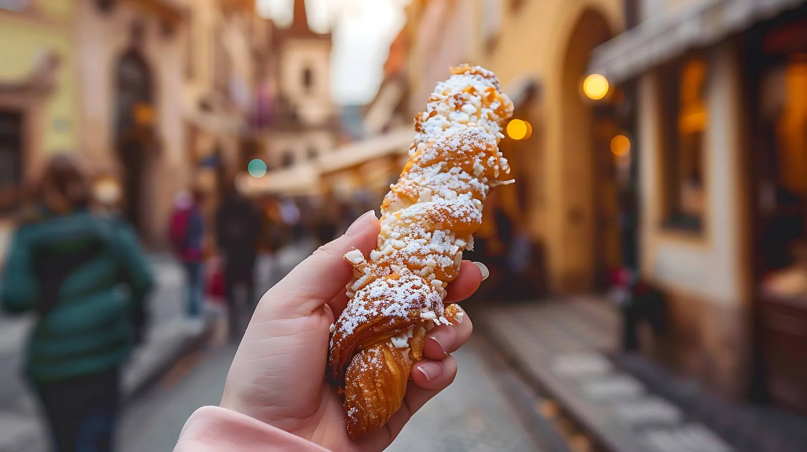 Traditional Czech Cookie Held by Female Hand — free download from Dotvec