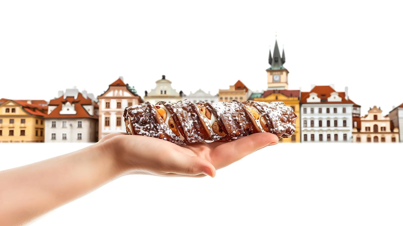 Traditional Czech Cookie Held by Female Hand — free download from Dotvec