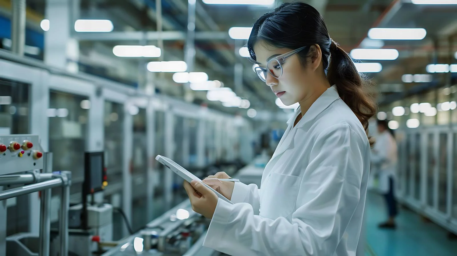 Professional Manager Using Digital Tablet — free download from Dotvec