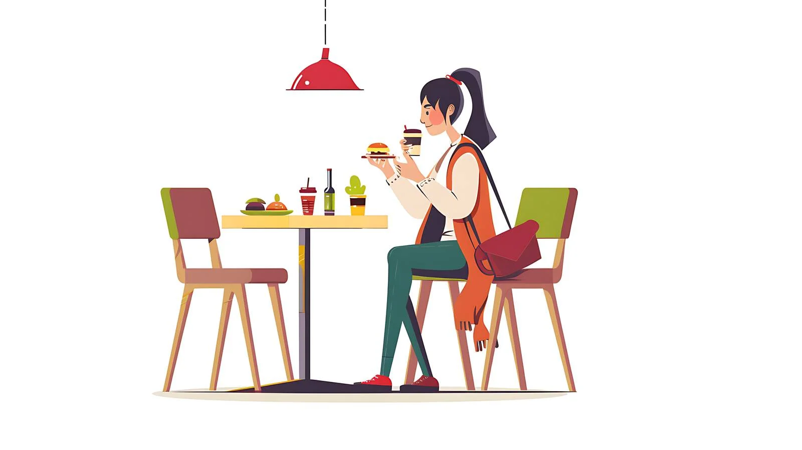 Entrepreneur Enjoying Meal at Cafe Isola — free download from Dotvec