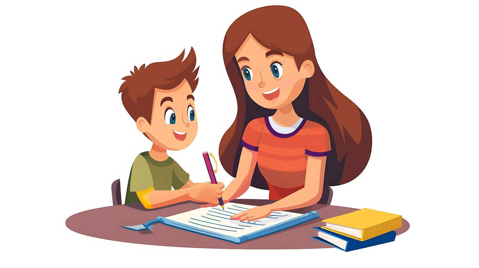 Educational Tutoring Session at Home — free download from Dotvec