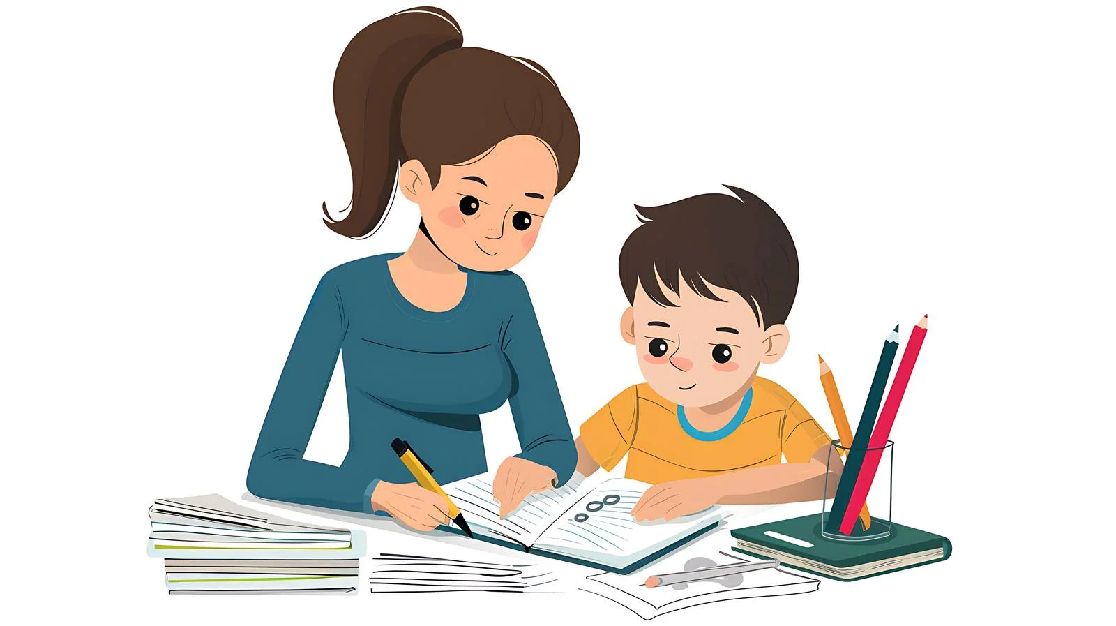 Educational Tutoring Assistance at Home — free download from Dotvec