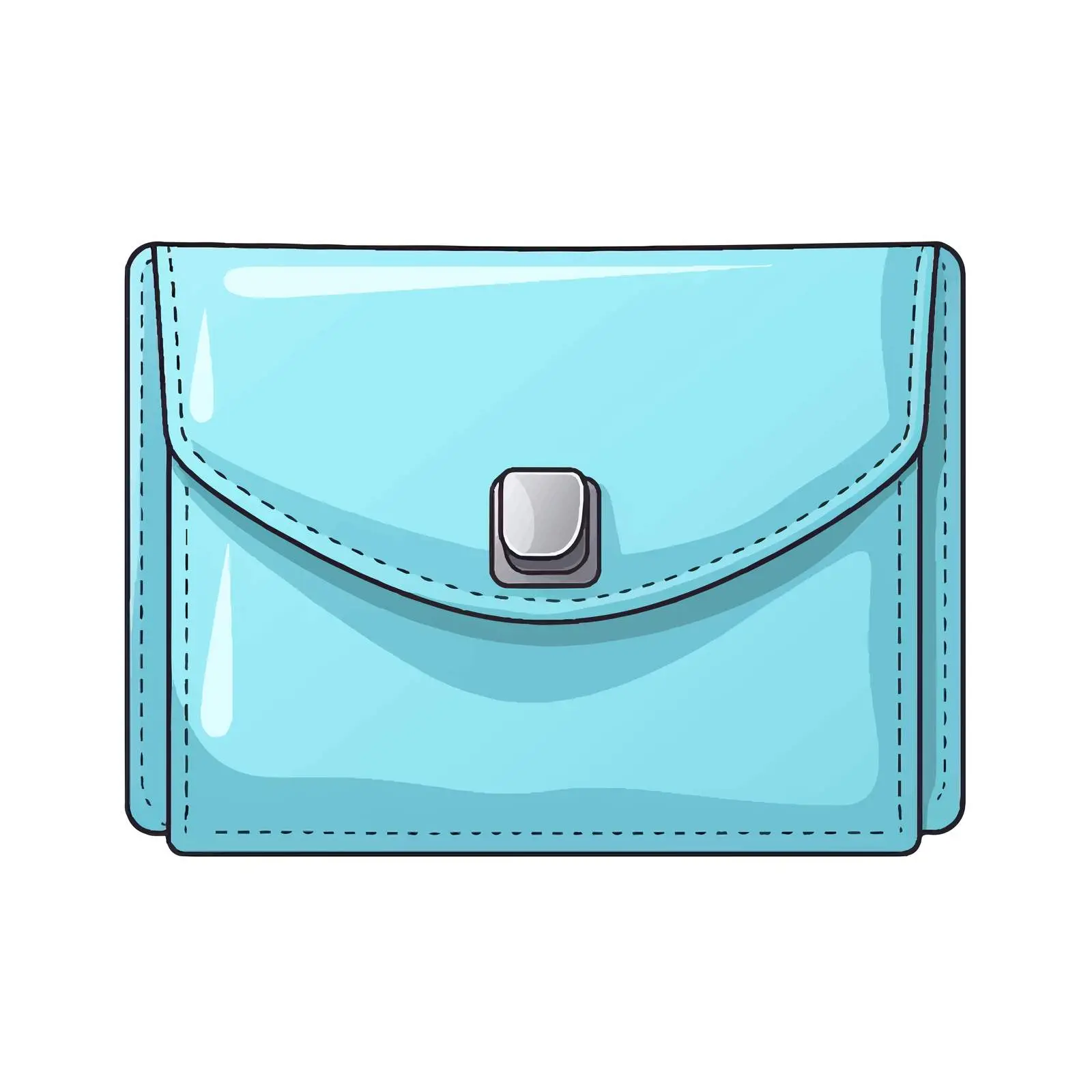 Cartoon Female Wallet Vector Illustration – free artistic wall image from Dotvec