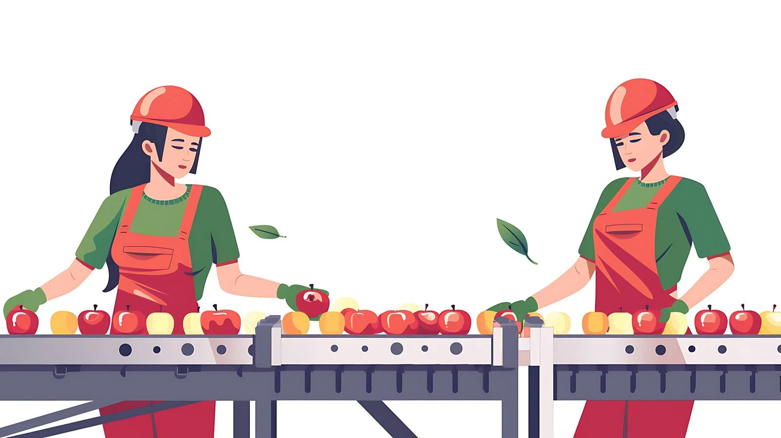 Apple Processing Inspection Line — free download from Dotvec