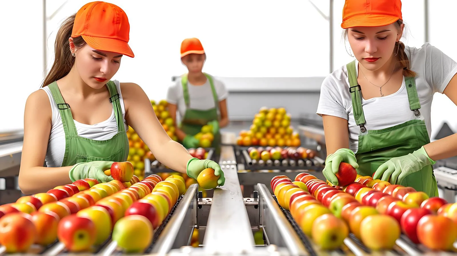 Apple Sorting Conveyor Inspection — free download from Dotvec