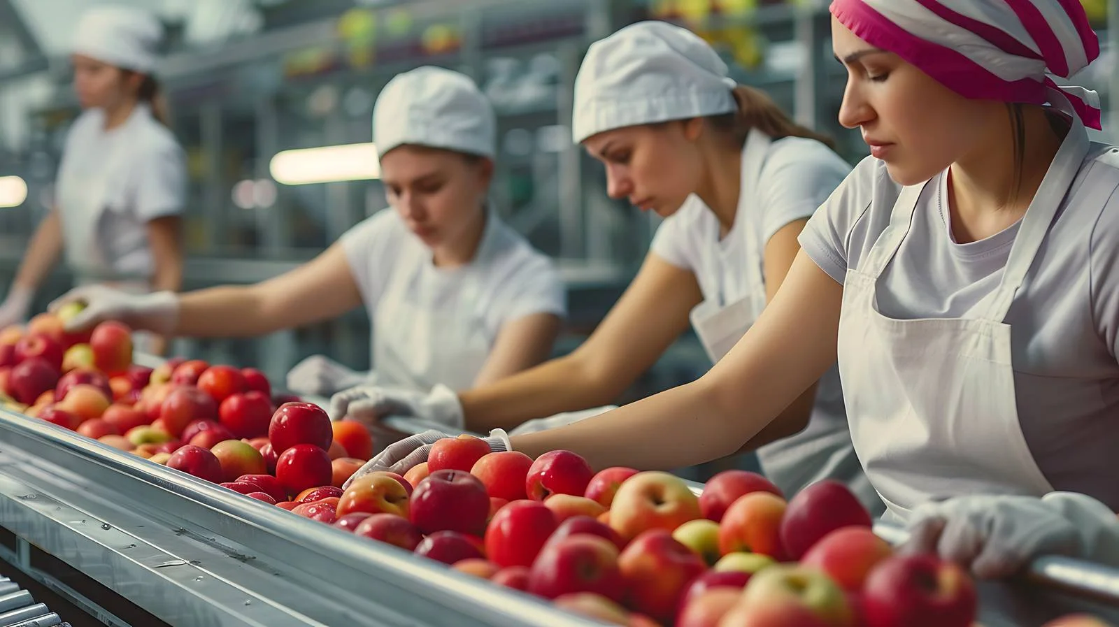 Apple Sorting Process — free download from Dotvec