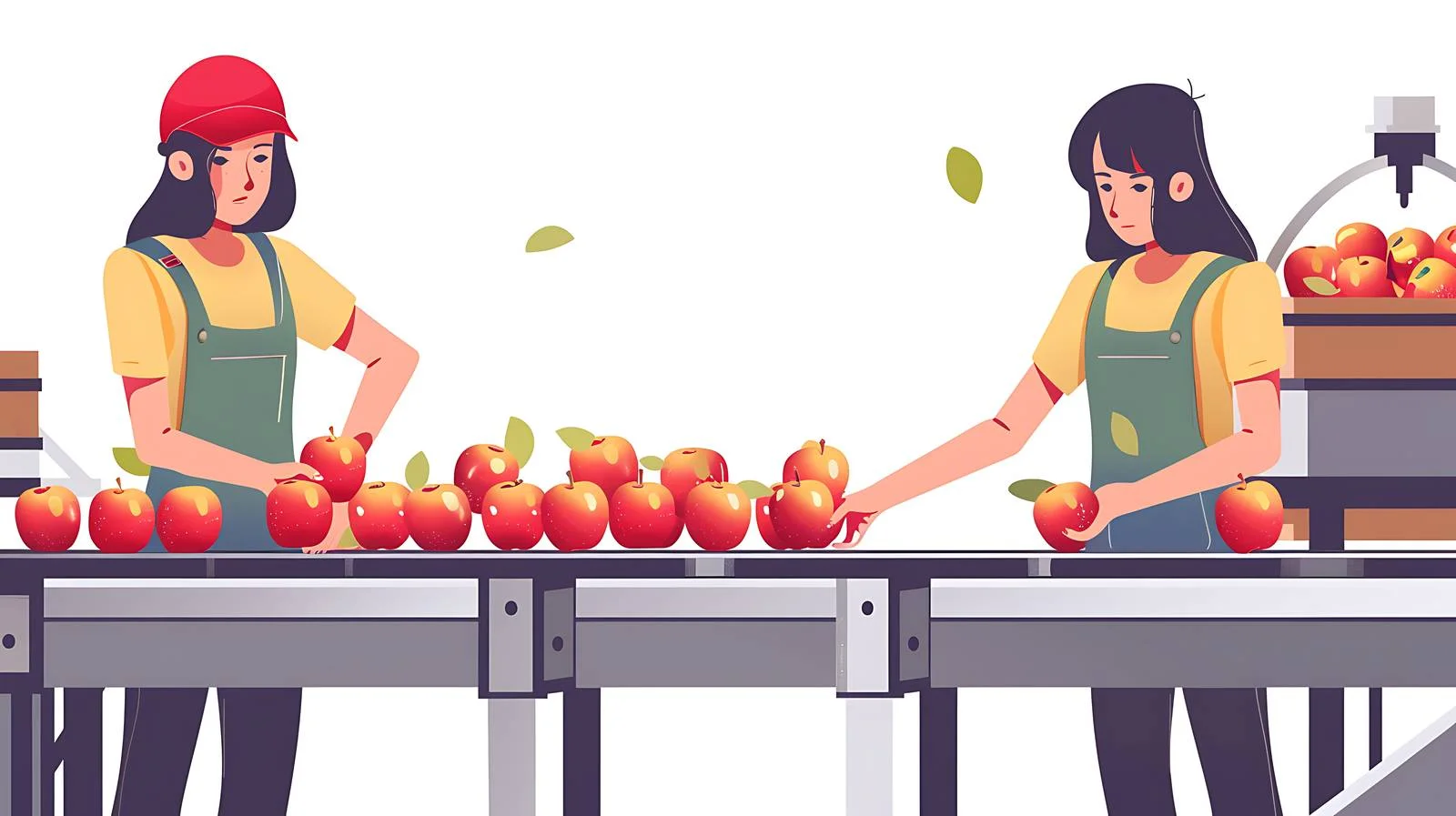 Apple Quality Control Inspection Process — free download from Dotvec