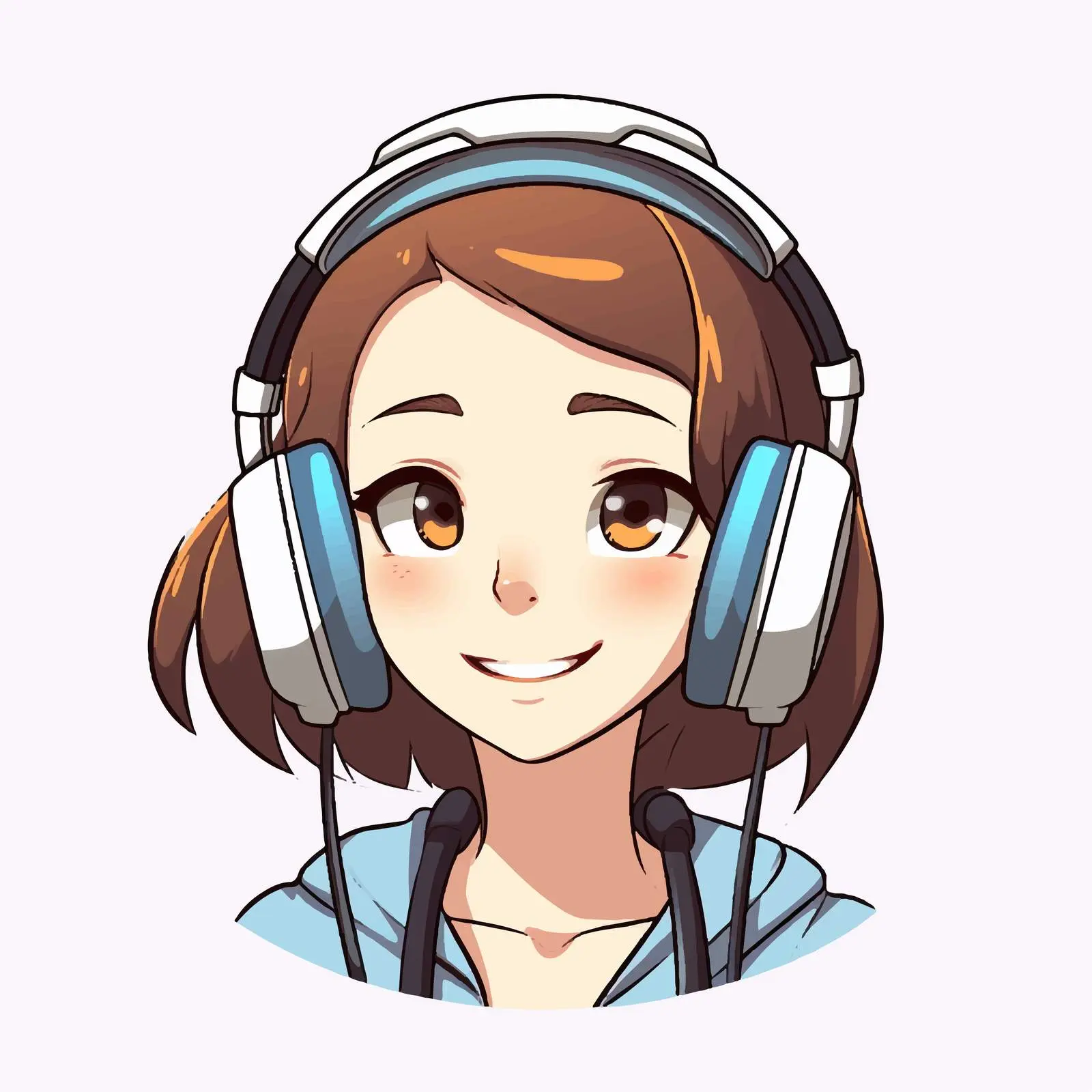 Youth Listening to Music with Headset Vector — free download from Dotvec