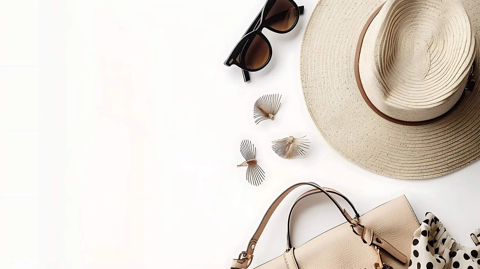 Stylish Feminine Fashion Accessories Arrangement — free download from Dotvec